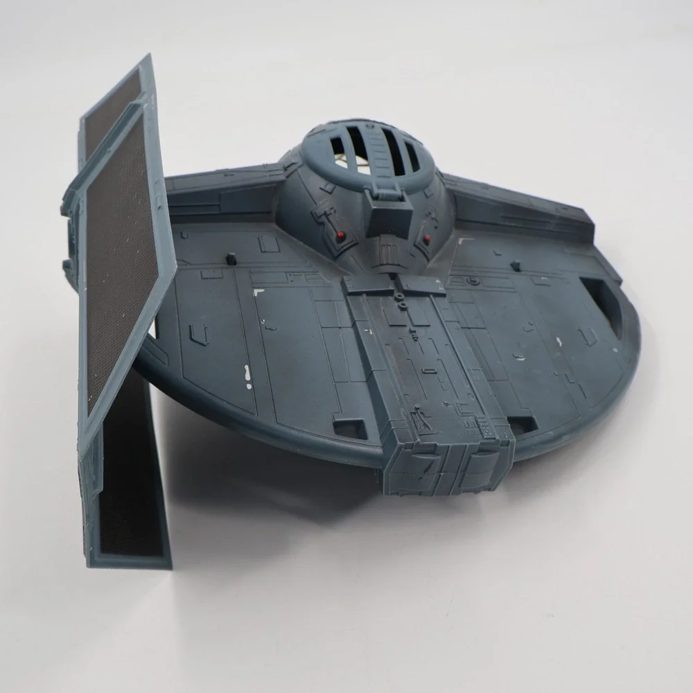 Hasbro Star Wars TIE Fighter Vehicle 2003 Incomplete Gray Imperial Starship Toy